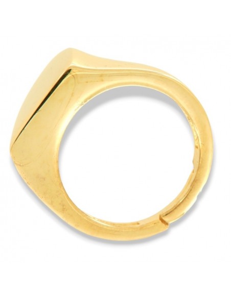 Anello Argento Dorato Cuore Metà Sinistra [75eeb3e9]