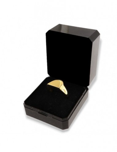 Anello Argento Dorato Cuore Metà Sinistra [1bd531e0]