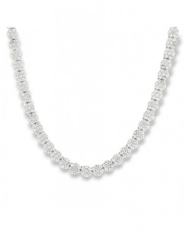 Collana Argento Rodiato Magic Zirconi Bianchi [1b05fb00]