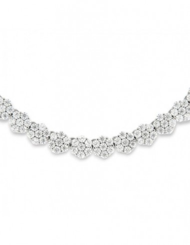 Collana Argento Rodiato Magic Zirconi Bianchi [d42c416d]