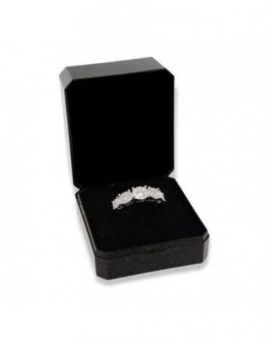 Anello Argento Rodiato Riviera Magic Degradè [a6d7b6c5]