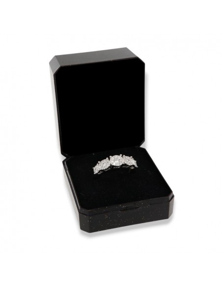 Anello Argento Rodiato Riviera Magic Degradè [a6d7b6c5]