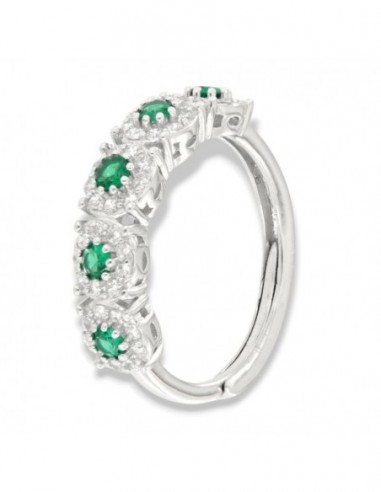 Anello Argento Rodiato Riviera Magic 5 Pietre [48835948]