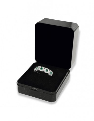 Anello Argento Rodiato Riviera Magic 5 Pietre [7618b5cb]
