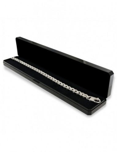 Bracciale Argento Rodiato Grumetta 7MM [033367e8]