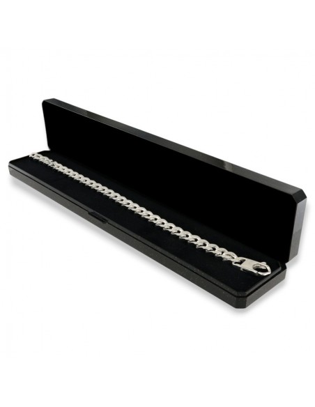 Bracciale Argento Rodiato Grumetta 7MM [033367e8]