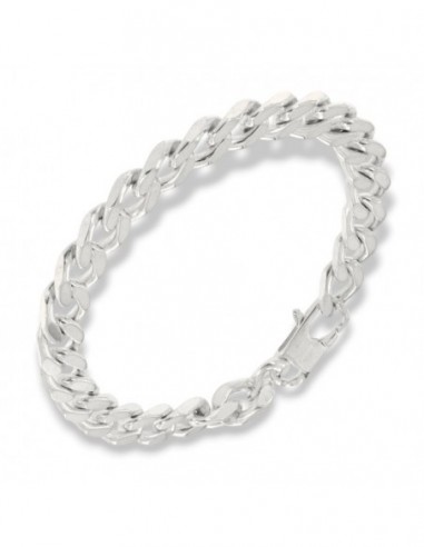 Bracciale Argento Rodiato Grumetta 8MM [7b0546af]