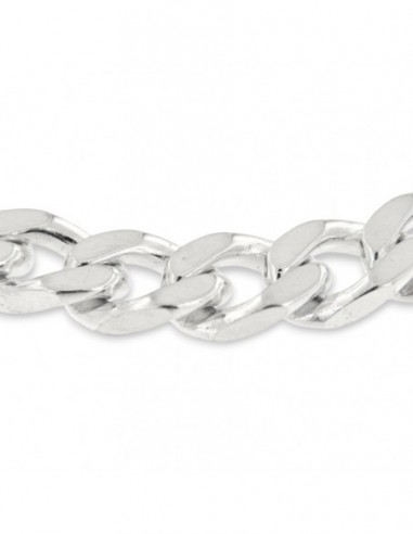 Bracciale Argento Rodiato Grumetta 8MM [eff47afe]