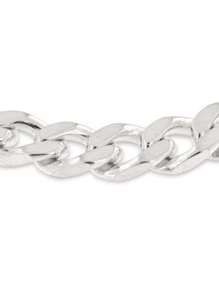 Bracciale Argento Rodiato Grumetta 8MM [eff47afe]