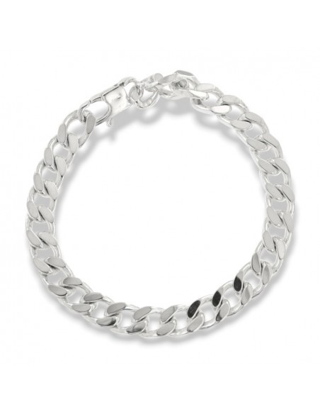 Bracciale Argento Rodiato Grumetta 8MM [5db9fce4]