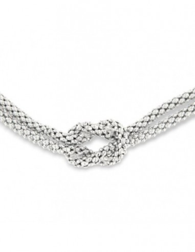 Bracciale Argento Rodiato Nodo Piccolo [79d1c3a3]
