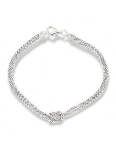 Bracciale Argento Rodiato Nodo Piccolo [cb9c45b9]