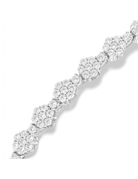 Bracciale Argento Rodiato Tennis Zirconi Bianchi Magic [5c378246]