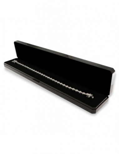 Bracciale Argento Rodiato Tennis Zirconi Bianchi Magic [375c4751]