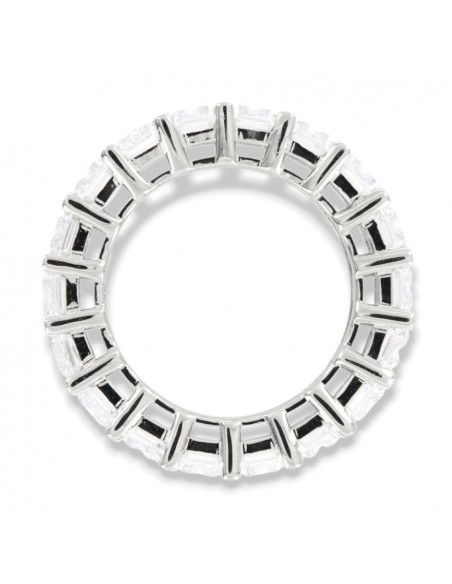 Anello Argento Rodiato Eternity Zirconi Bianchi Grandi [2cc998f6]