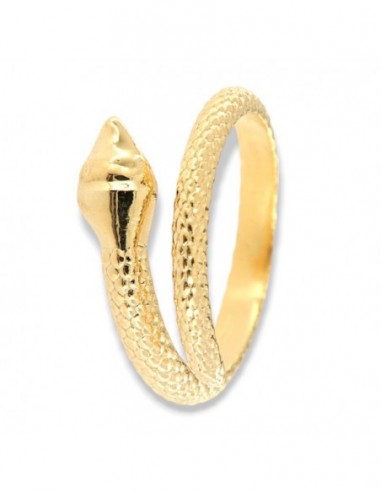 Anello Argento Dorato Serpente [41b969a9]