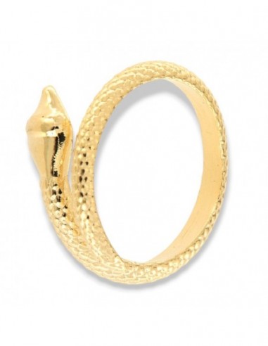 Anello Argento Dorato Serpente [1110bd19]