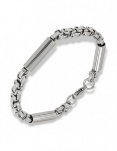 Bracciale Acciaio Cilindri [07150ae2]