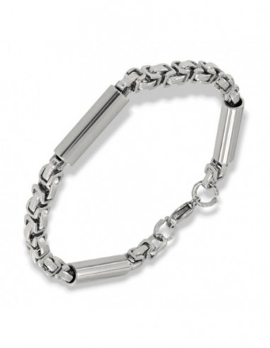 Bracciale Acciaio Cilindri [07150ae2]