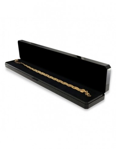 Bracciale Acciaio Dorato Maglia Snake Intrecciata [6ebe60be]