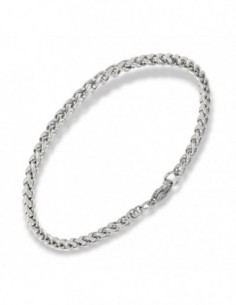 Bracciale Acciaio Maglia Quadrispiga [1c88dcdc]
