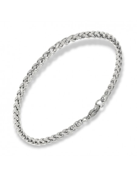 Bracciale Acciaio Maglia Quadrispiga [1c88dcdc]