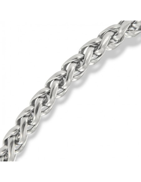 Bracciale Acciaio Maglia Quadrispiga [0d87d57a]