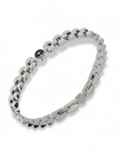 Bracciale Acciaio Maglia Jubilee Timone Nero [ab951dd8]