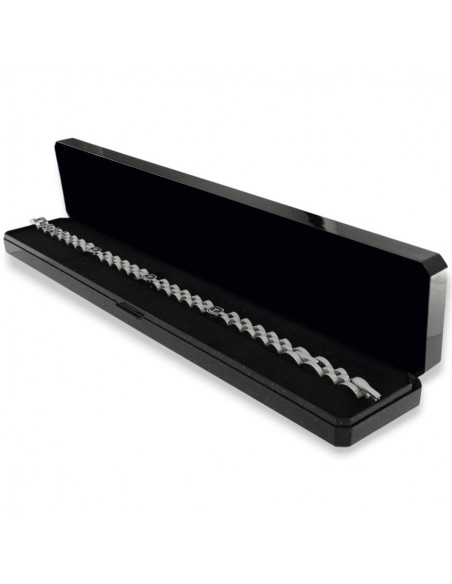 Bracciale Acciaio Maglia Jubilee Timone Nero [e140c86c]