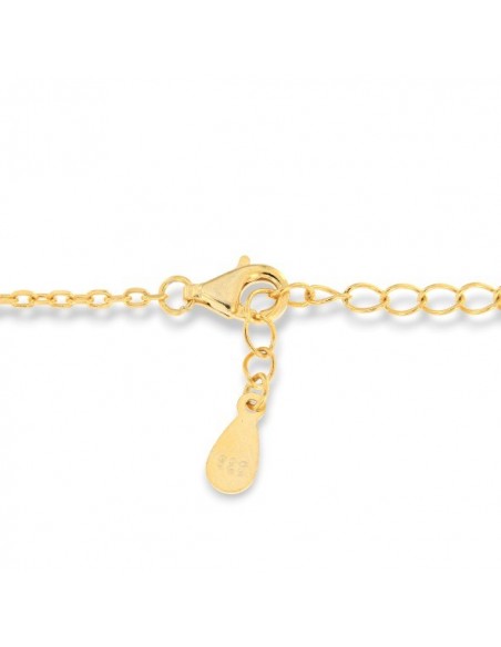 Collana Argento Dorato Punto Luce Bianco Goccia [783cb9ae]