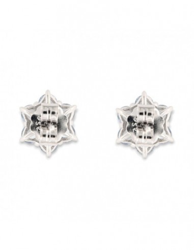 Coppia di Orecchini Punti Luce Celeste in argento 925 - Rainbow