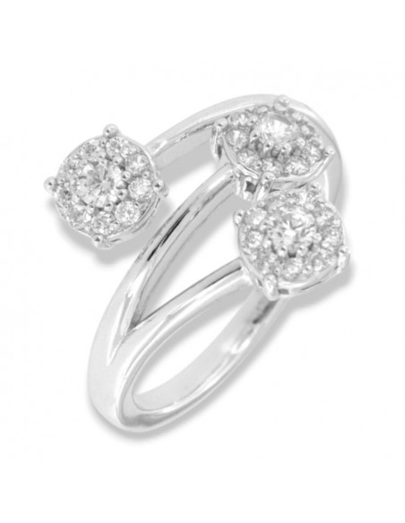 Anello Argento Rodiato Trilogy Magic Gambo Intrecciato [7fc8c15e]