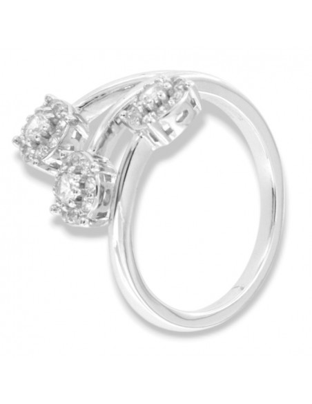 Anello Argento Rodiato Trilogy Magic Gambo Intrecciato [7a988640]
