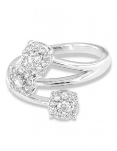 Anello Argento Rodiato Trilogy Magic Gambo Intrecciato [14a30449]