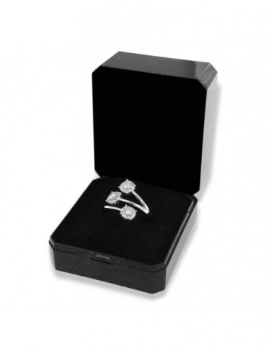 Anello Argento Rodiato Trilogy Magic Gambo Intrecciato [a3bec54d]
