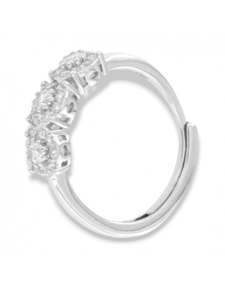 Anello Argento Rodiato Trilogy Magic Zirconi Bianchi [dfa5436a]