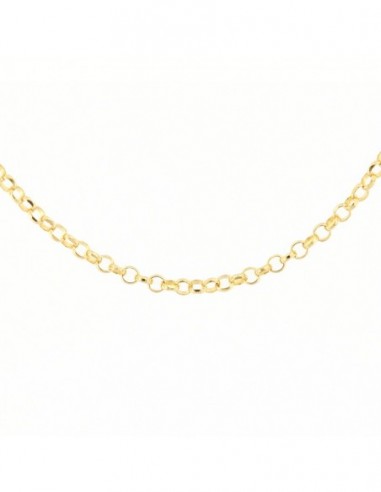 Collana Oro Giallo Maglia Rollo Diamantata 1,55Gr [8f6d013c]