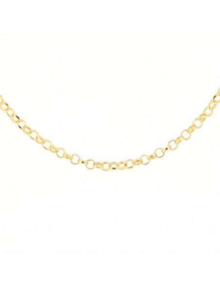 Collana Oro Giallo Maglia Rollo Diamantata 1,55Gr [8f6d013c]