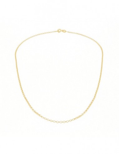 Collana Oro Giallo Maglia Rollo Diamantata 1,55Gr [3870c038]