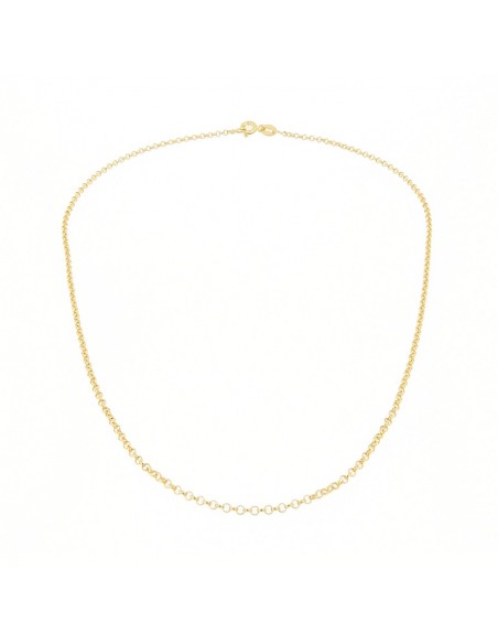 Collana Oro Giallo Maglia Rollo Diamantata 1,55Gr [3870c038]