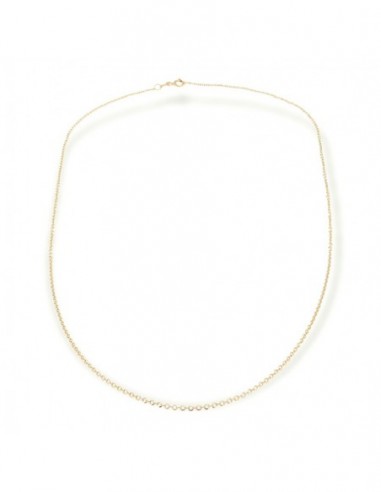 Collana Oro Giallo Maglia Rollo 45CM [3629713b]