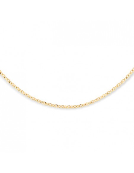 Collana Oro Giallo Maglia Rollo Diamantata 40/45/50CM 1,25GR [e59699e9]