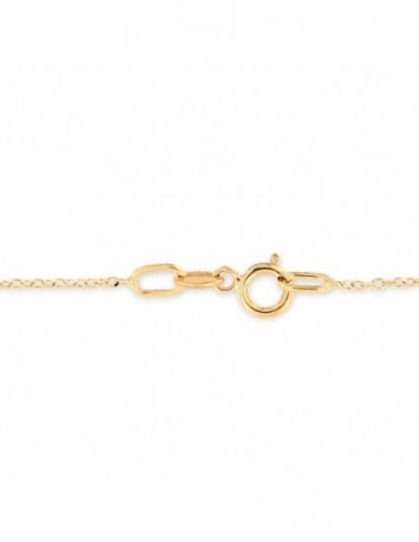 Collana Oro Giallo Maglia Rollo Diamantata 40/45/50CM 1,25GR [57db1ff3]