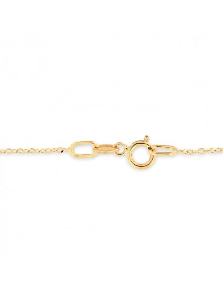 Collana Oro Giallo Maglia Rollo Diamantata 40/45/50CM 1,25GR [57db1ff3]