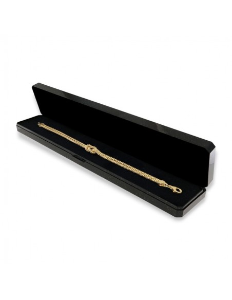 Bracciale Argento Dorato Nodo Centrale [05de3f0a]