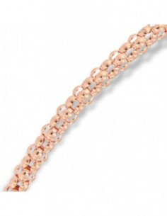 Bracciale Oro Rosa Maglia Popcorn 3MM 5,85GR [432831d9] 2