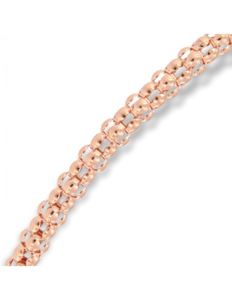 Bracciale Oro Rosa Maglia Popcorn 3MM 5,85GR [65da12bd]
