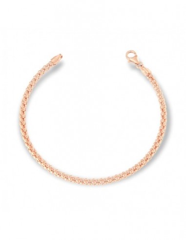 Bracciale Oro Rosa Maglia Popcorn 3MM 5,85GR [d2c7d3b9]