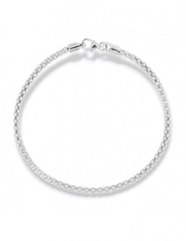 BRACCIALE ORO BIANCO MAGLIA Popcorn 3,85 GRAMMI [285a3848]