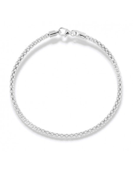 BRACCIALE ORO BIANCO MAGLIA Popcorn 3,85 GRAMMI [285a3848]